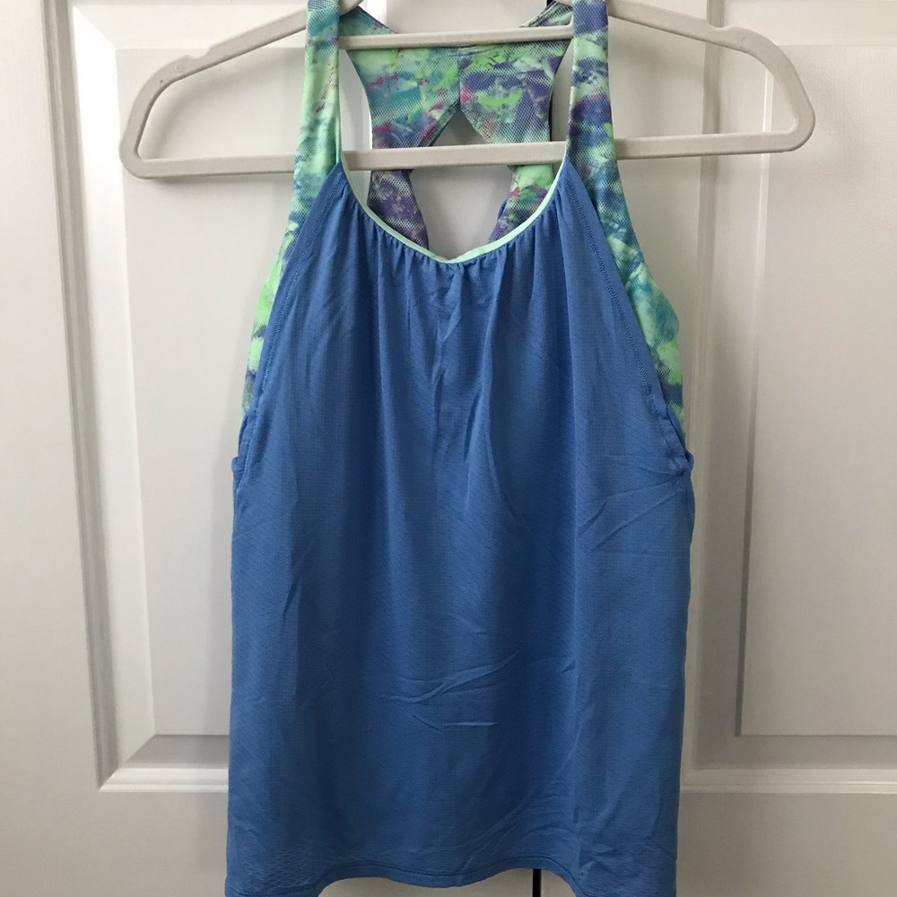 Ivivva Blue and Patterned Tank